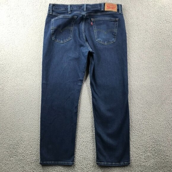 LEVIS 559 Mens Size 38x29 (tag 38x30) Relaxed Fit Straight Leg Blue Denim Jeans - Picture 1 of 16